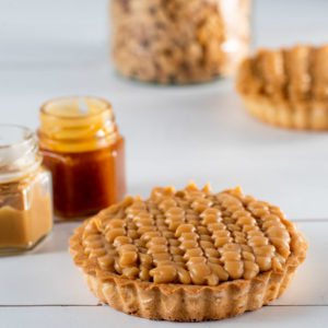 Mercedes - Pie de Tofi, Ganache de chocolate y Mantequilla de maní