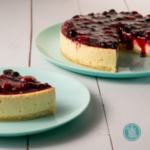 Cheescake con Frutos Rojos sin tacc